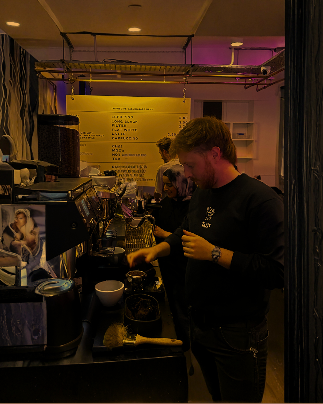 Barista training workflow